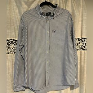American Eagle Striped Button Down